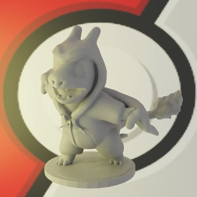 sommeil fête charmander 3d modèles télécharger créalité nuage 3d print model - Mito3D