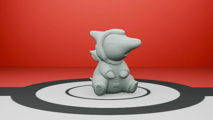 sommeil fête cyndaquil 3d modèles télécharger créalité nuage 3d print model - Mito3D