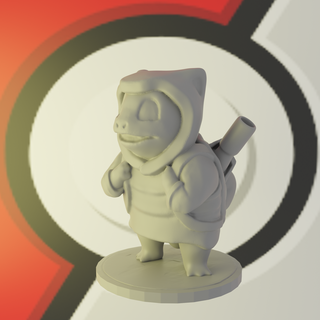 slumber party squirtle 3d models download creality cloud Toys & Games 3d print model - Mito3D