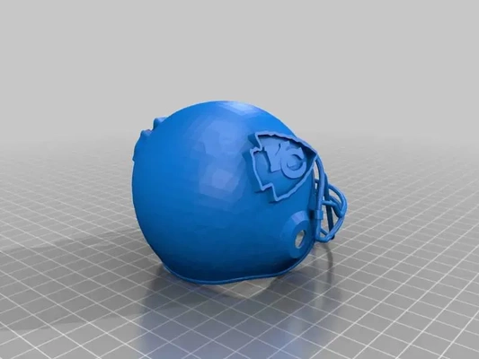 small chiefs helmet 3d models download creality cloud 3d print model - Mito3D