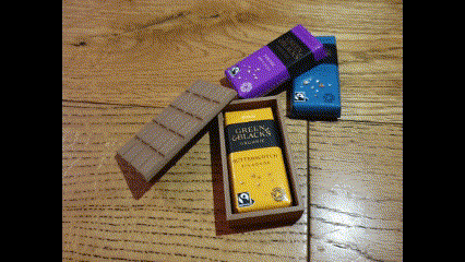 small chocolate gift box 15g green black's choc bars Foods 3d print model - Mito3D