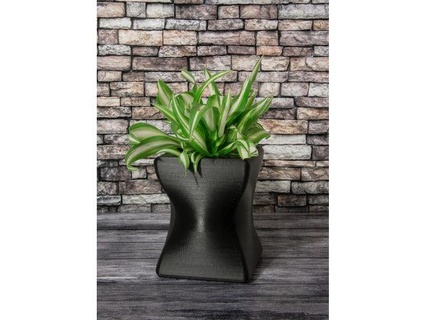 small curve planter Nature & Plants 3d print model - Mito3D