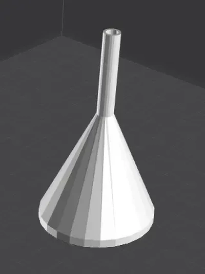 small funnel 3d models download creality cloud 3d print model - Mito3D