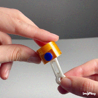 pequeno pistão brinquedo chaveiro Ferramentas 3d print model - Mito3D
