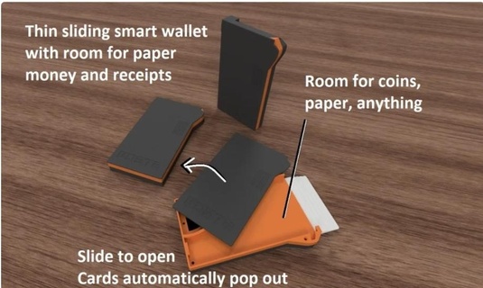 smart wallet Others 3d print model - Mito3D
