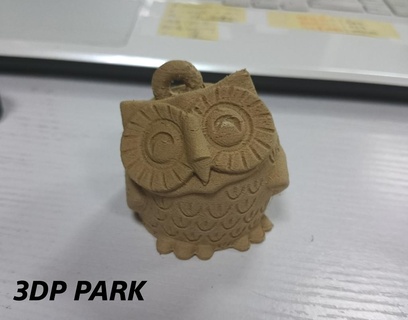 smile owl ring cork filaments Others 3d print model - Mito3D