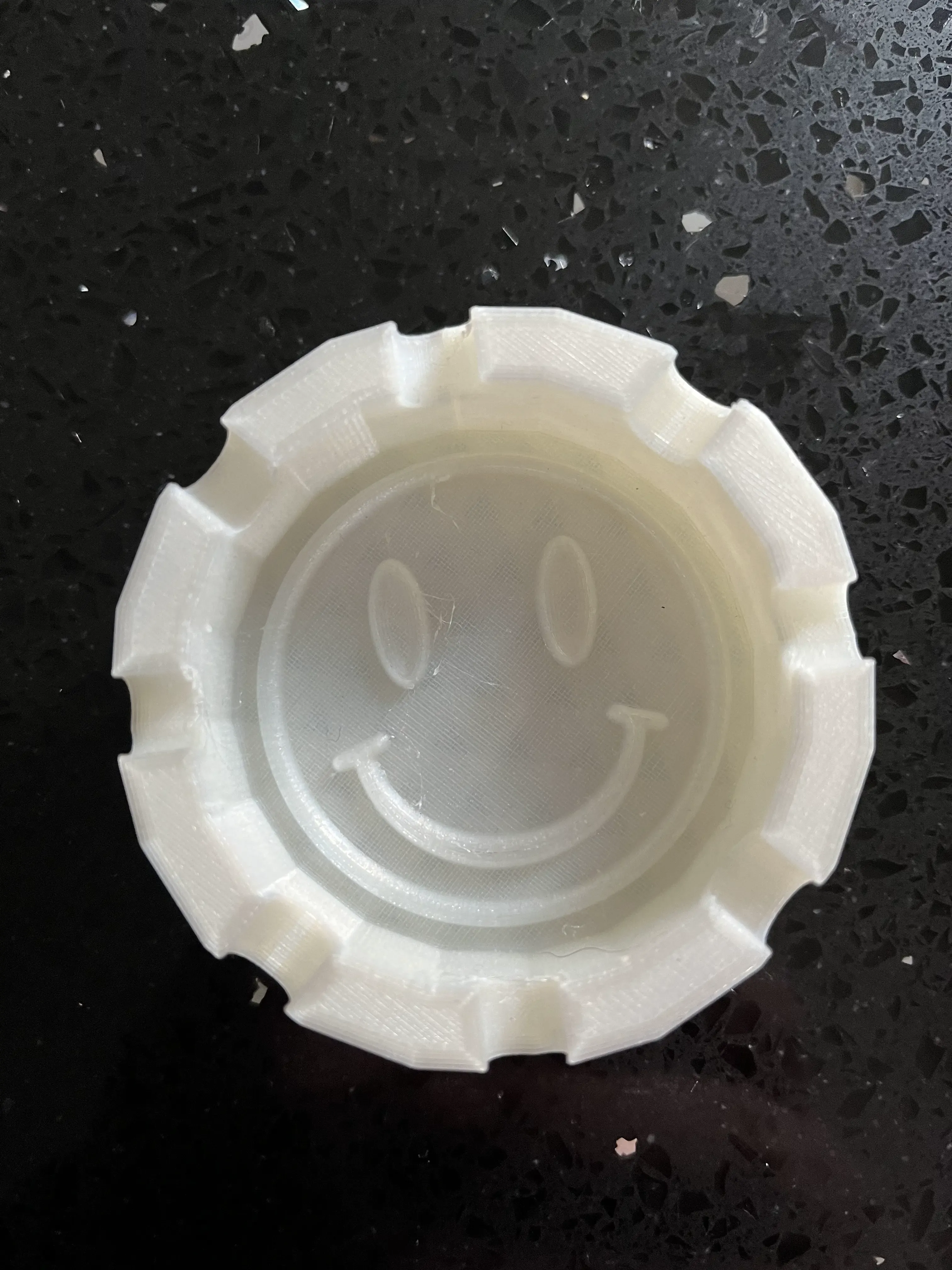 smiley ashtray 3d models download creality cloud 3D print model - Mito3D