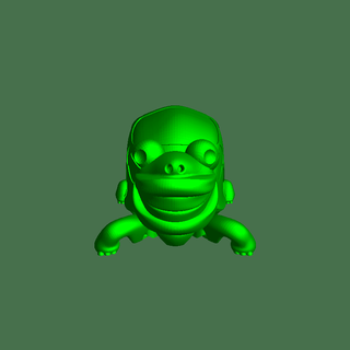 sorridente tartaruga 3d print model - Mito3D