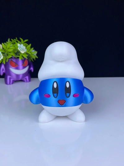 puffo kirby multipart 3d modelli scarica creality nube 3d print model - Mito3D