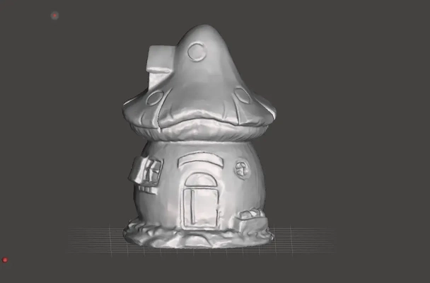 smurf mushroom house 3d models download creality cloud 3d print model - Mito3D