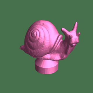 snail knob-handle Household 3d print model - Mito3D