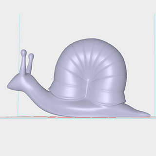 snails Reptilian 3d print model - Mito3D