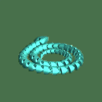 snake 3d models download creality cloud 3d print model - Mito3D