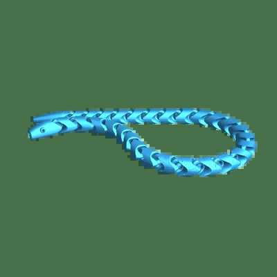 serpiente moviente lengua 3d modelos descargar crealidad nube 3d print model - Mito3D