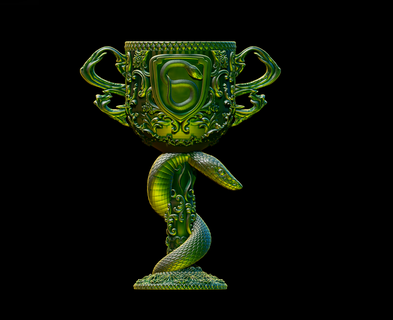 serpente ornamentale deluxe calice nagini vasaio casa arredamento 3d print model - Mito3D