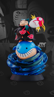 snorlax kisame Pokémon naruto ficcional personagens 3d print model - Mito3D