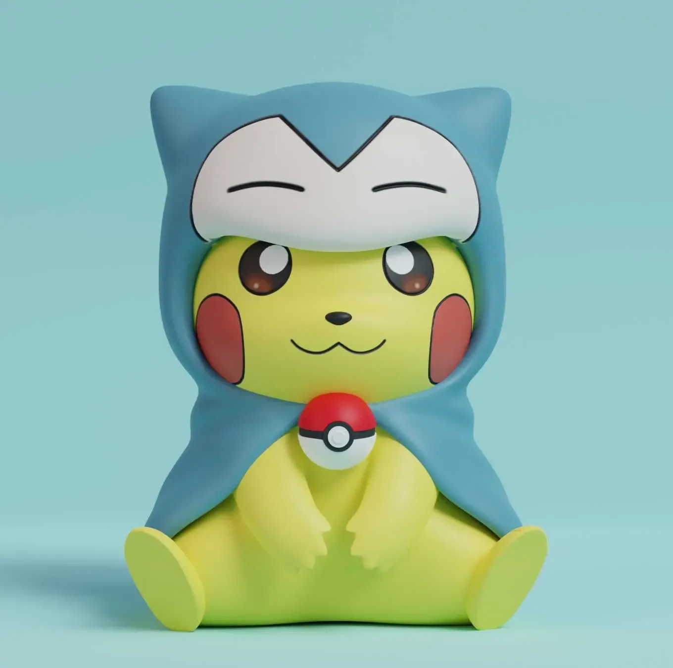 snorlax pikachu 3d modelli scarica creality nube 3D print model - Mito3D