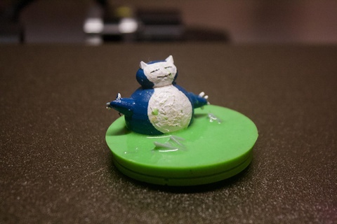 snorlax stand removable Characters 3d print model - Mito3D
