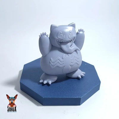 snorlax veleno 3d modelli scarica creality nube 3d print model - Mito3D