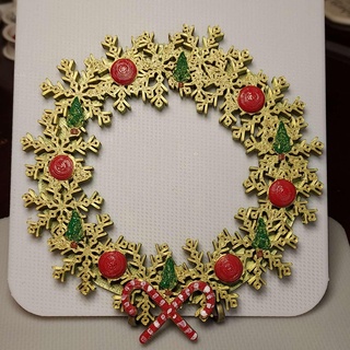 snow flake wreath Others 3d print model - Mito3D