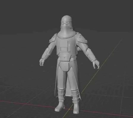 neve soldado estrela guerras 3d modelos baixar crialidade nuvem 3d print model - Mito3D