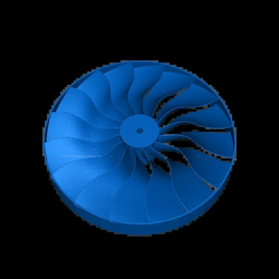 schnee turbine 3d modelle download realität wolke 3d print model - Mito3D