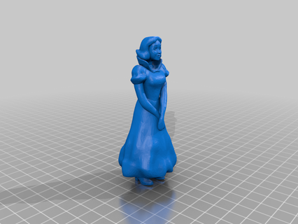neige blanc personnages 3d print model - Mito3D