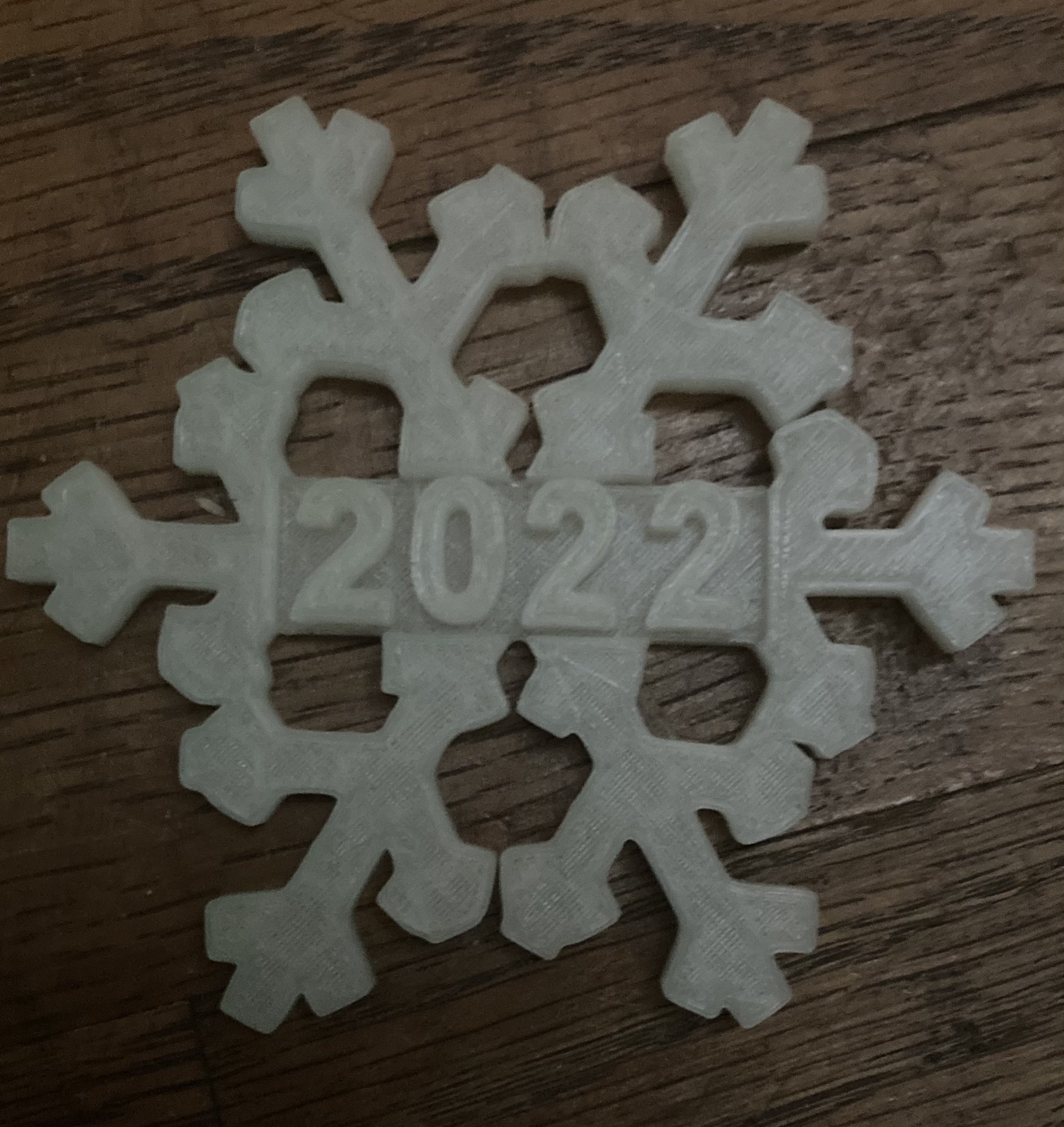flocon neige 2022 3D print model - Mito3D