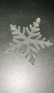 copo nieve decoración ornamento hogar casa 3d print model - Mito3D
