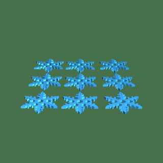 snowflake x9 Others 3d print model - Mito3D