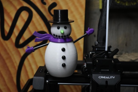 snowman Fictional Characters  3d print model - Mito3D