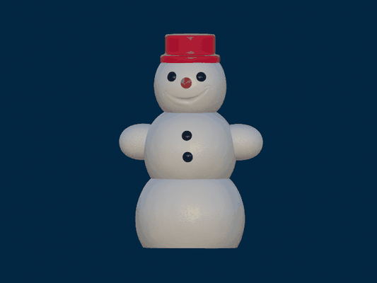 snowman 3d models download creality cloud kids 3d print model - Mito3D