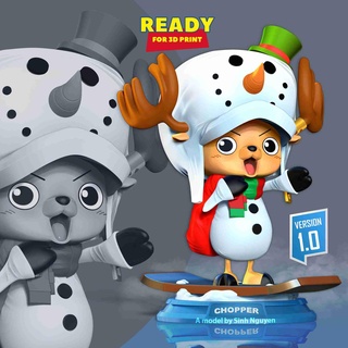 snowman chopper Fictional Characters 3d print model - Mito3D