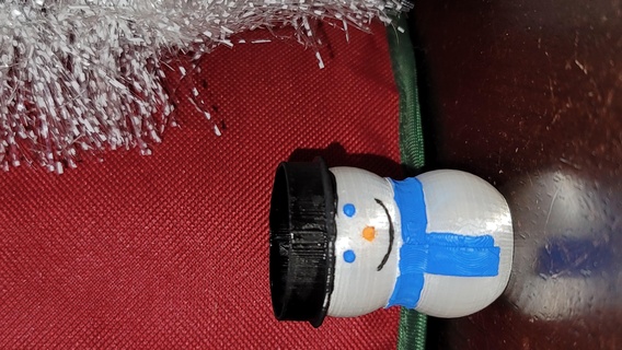 snowman cone incense holder Others 3d print model - Mito3D