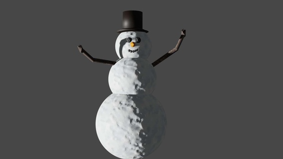 snowman Others 3d print model - Mito3D