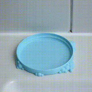 soap dish bubbles Household 3d print model - Mito3D