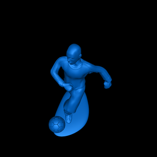 soccer player Men 3d print model - Mito3D