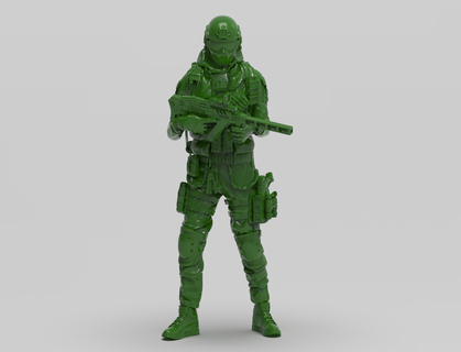 soldier 2 Männer 3d print model - Mito3D