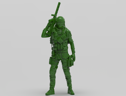 soldier1 Men 3d print model - Mito3D
