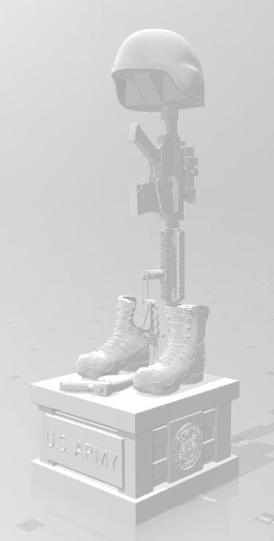 soldier cross 3d models download creality cloud 3d print model - Mito3D