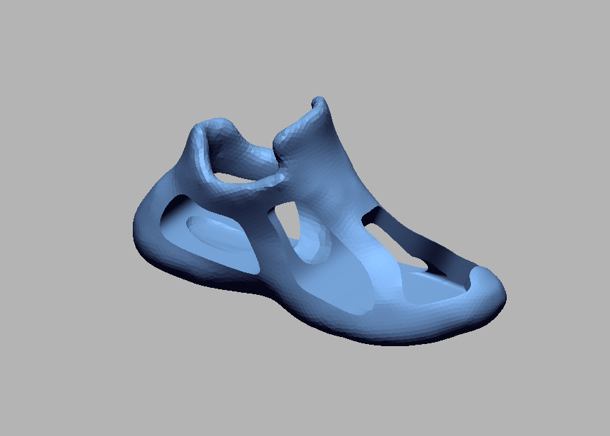 Einzelschicht Schuhe Zubehör 3D print model - Mito3D
