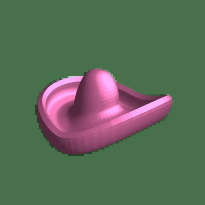 sombrero 3d modelli scarica creality nube 3d print model - Mito3D