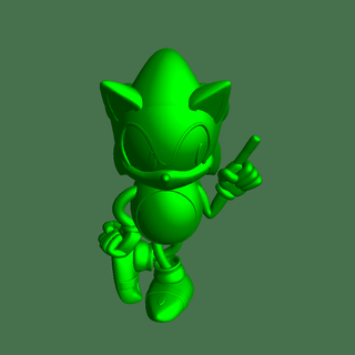 Sonic animales 3d print model - Mito3D