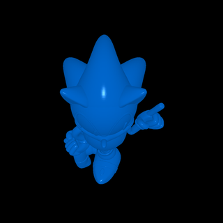 Sonic caracteres 3d print model - Mito3D