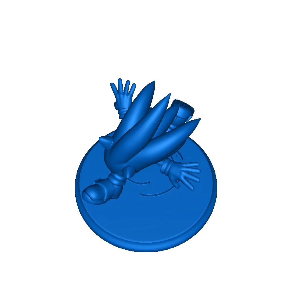 sonic 3d models download creality cloud 3D print model - Mito3D