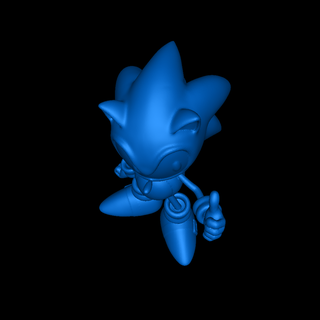 sonic 3d models download creality cloud Characters 3d print model - Mito3D