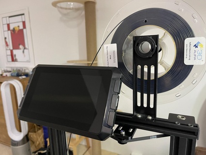 Schall Pad top rail montieren Maschinen Ausrüstung 3d print model - Mito3D