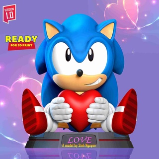 sonic valentine Monsters 3d print model - Mito3D