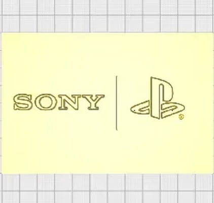 sony-ps logo 3d models download creality cloud 3d print model - Mito3D