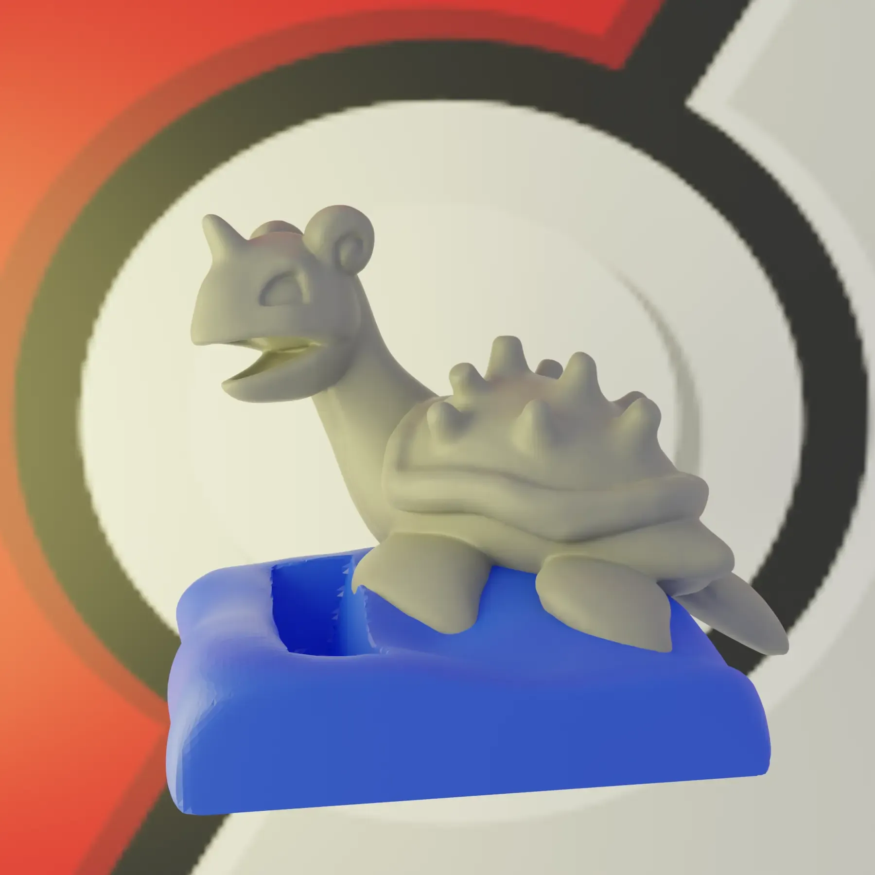 soporte lapras 3d modelle download realität wolke 3D print model - Mito3D